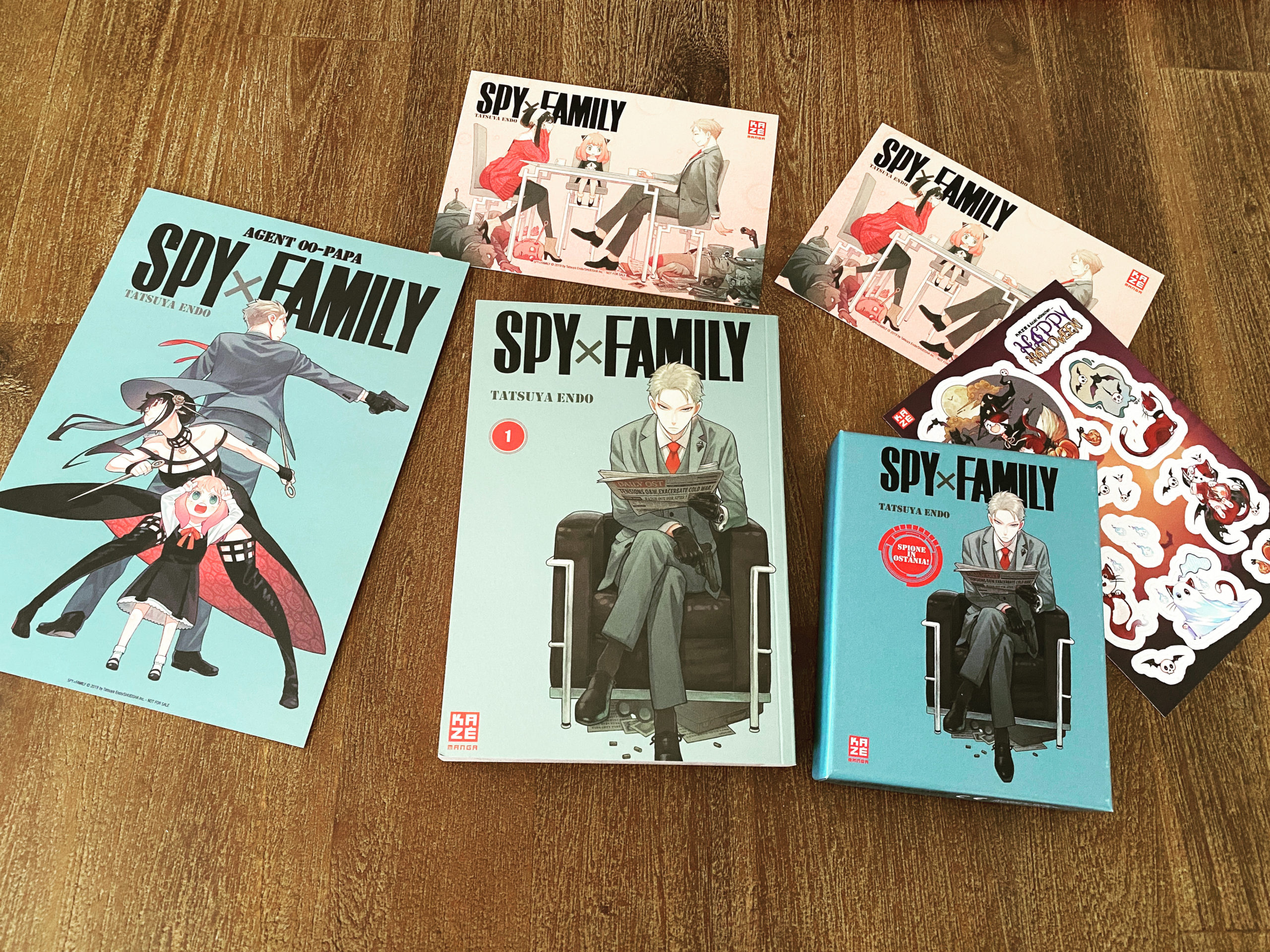 deutsch  NEU SPY X Family  Band 1,2,3,4  KAZE Manga 